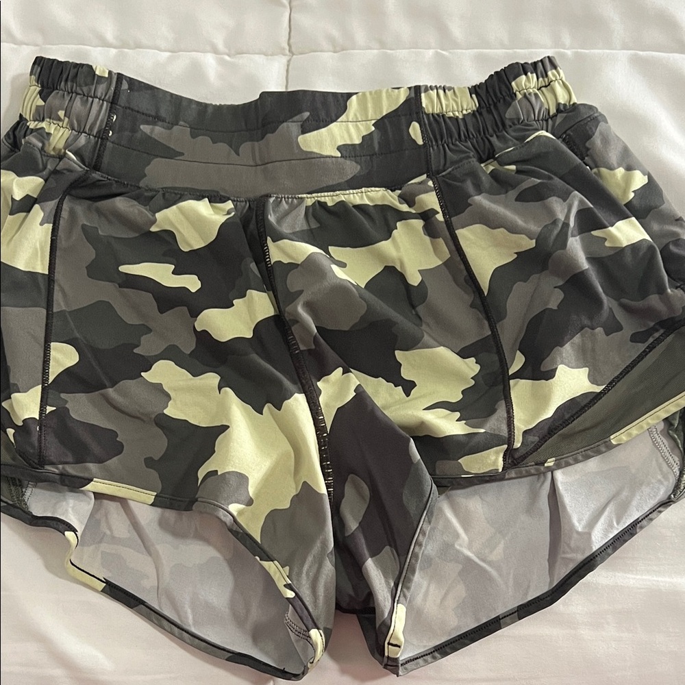 Lululemon Athletica Camo Print Shorts